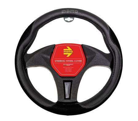 MOMO CUBRE VOLANTE SWC011ABB ALCANTARA NEGRO/NEGRO